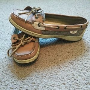 Leather Sperry's size 8.5